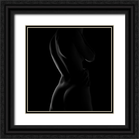 Torso #2 Black Ornate Wood Framed Art Print with Double Matting by Cloud, Mountain