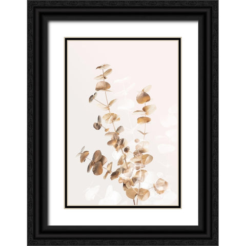 Eucalyptus Creative Gold 03 Black Ornate Wood Framed Art Print with Double Matting by 1x Studio III