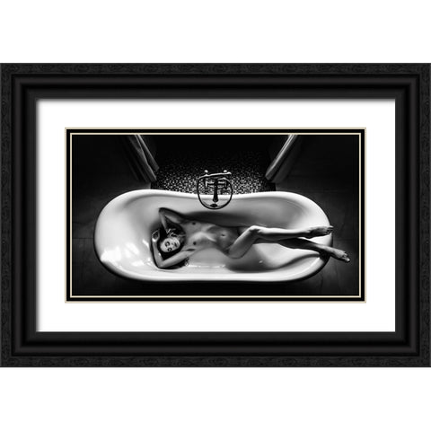 Untitled Black Ornate Wood Framed Art Print with Double Matting by Valasek, Patrik