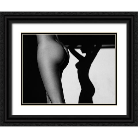 Sensual Beauty Black Ornate Wood Framed Art Print with Double Matting by Krystynek MQEP, Martin
