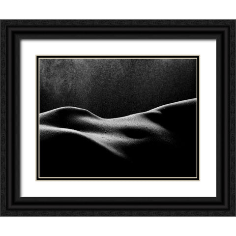 The Mist Black Ornate Wood Framed Art Print with Double Matting by Yang, James