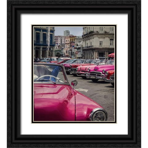 Havana Mood Black Ornate Wood Framed Art Print with Double Matting by Stranak, Pavol