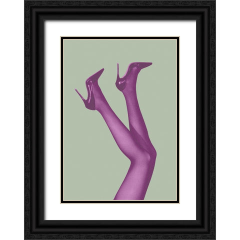Kick Up Your Heels #04 Black Ornate Wood Framed Art Print with Double Matting by 1x Studio III