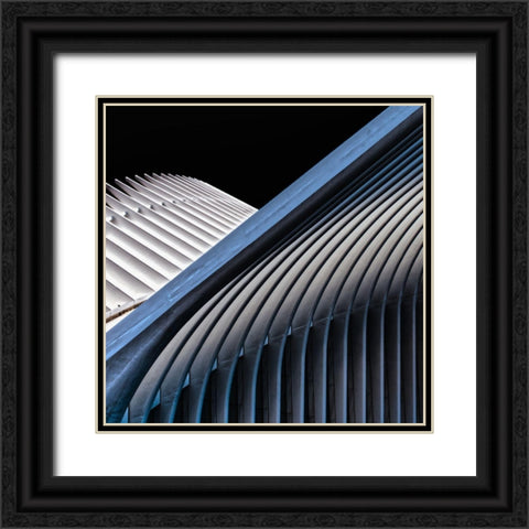 Escape From New York Ii Black Ornate Wood Framed Art Print with Double Matting by Compagnucci, Patrick