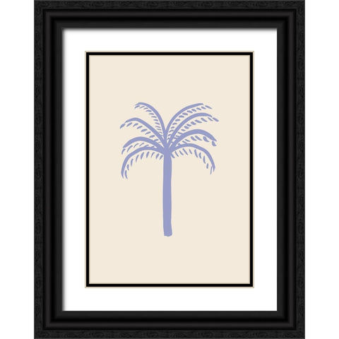 Lilac Palm Black Ornate Wood Framed Art Print with Double Matting by 1x Studio