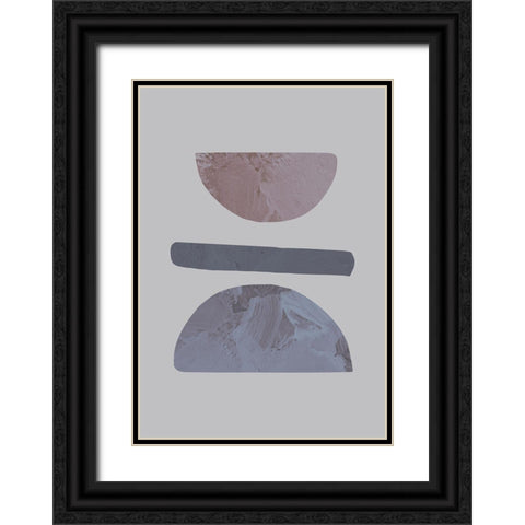 Balance No 01 Black Ornate Wood Framed Art Print with Double Matting by 1x Studio