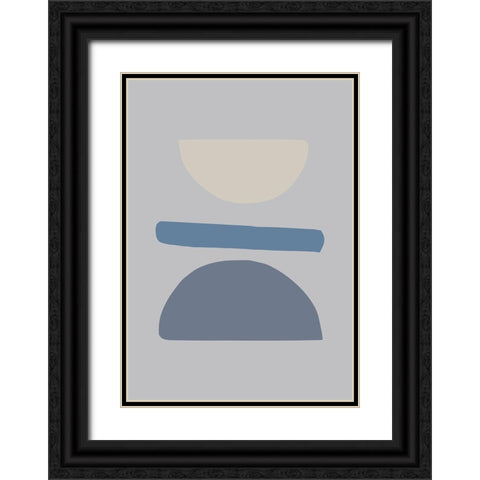 Balance No 02 Black Ornate Wood Framed Art Print with Double Matting by 1x Studio