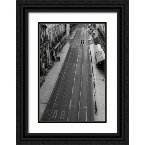 Untitled Black Ornate Wood Framed Art Print with Double Matting by Coelho, Fernando