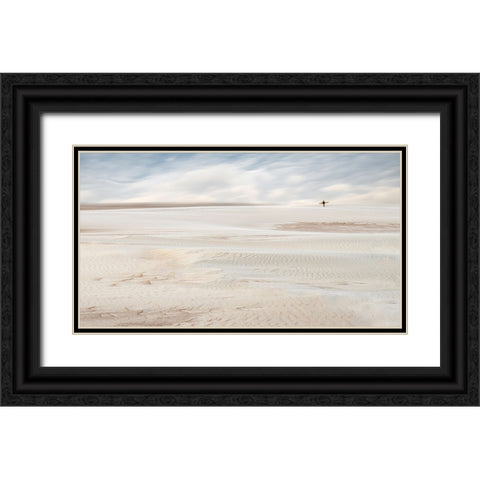 Surfer Black Ornate Wood Framed Art Print with Double Matting by Claes, Gilbert