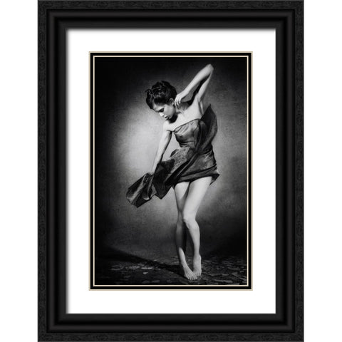 My Prerogative...Ii Black Ornate Wood Framed Art Print with Double Matting by miriana