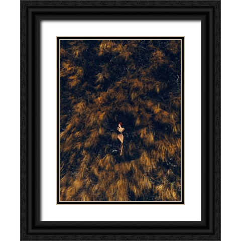 Supernova Black Ornate Wood Framed Art Print with Double Matting by Bolgov (Axe), Ruslan