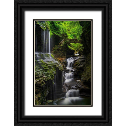 The Elven Kingdom Black Ornate Wood Framed Art Print with Double Matting by Ghosh, Tanumoy