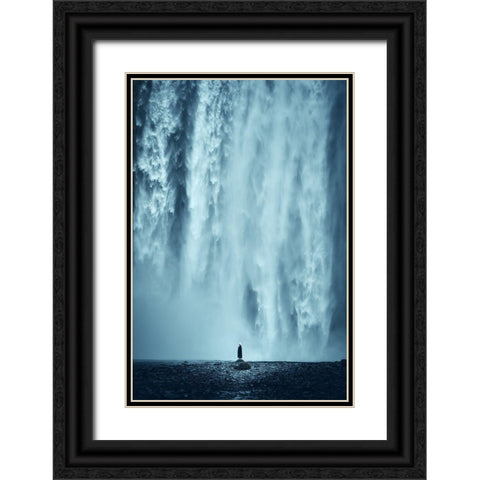 Be Like Water Black Ornate Wood Framed Art Print with Double Matting by Souhuwat, Leroy