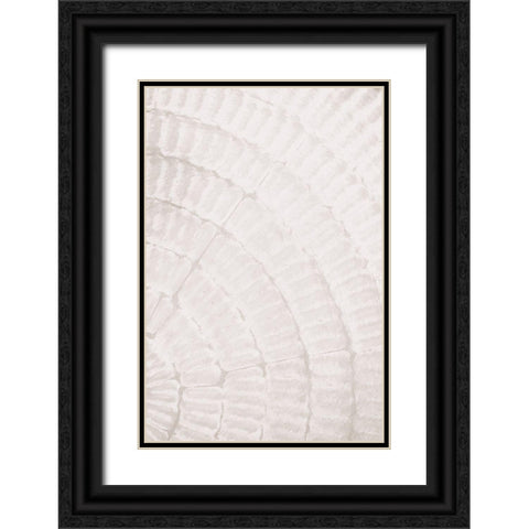 Pattern plate_beige_2 Black Ornate Wood Framed Art Print with Double Matting by 1x Studio III
