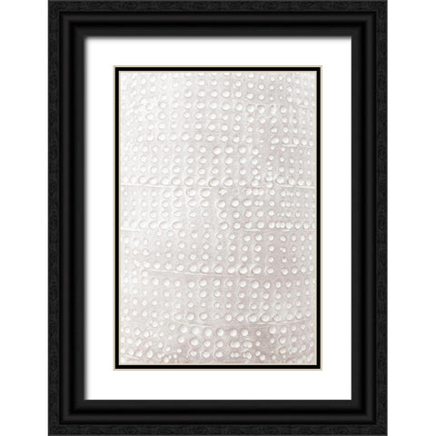 Pattern Clay_1 Black Ornate Wood Framed Art Print with Double Matting by 1x Studio III