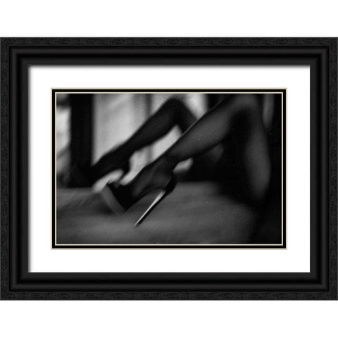 Bona|Sera Black Ornate Wood Framed Art Print with Double Matting by Schottstaedt, Erik
