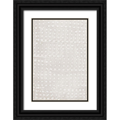 Clay Pattern_2 Black Ornate Wood Framed Art Print with Double Matting by 1x Studio III