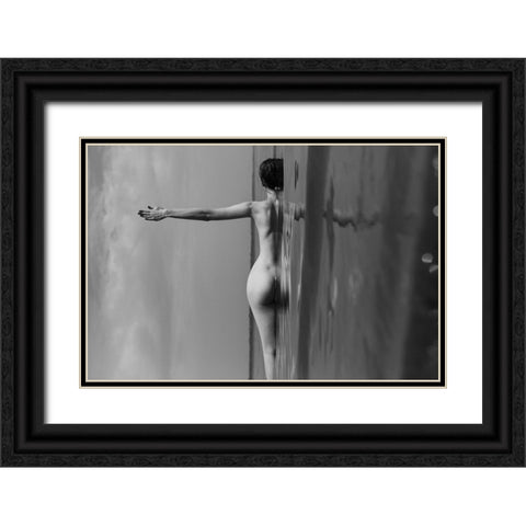 Between Sky And Water 2 Black Ornate Wood Framed Art Print with Double Matting by Faletkin, Mikhail