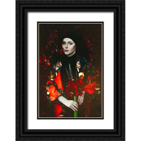 The Divine Feminine Black Ornate Wood Framed Art Print with Double Matting by Bolgov, Ruslan