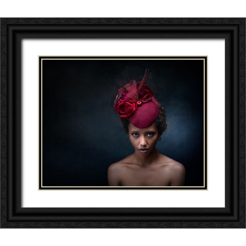 I Will Leave My Hat On Black Ornate Wood Framed Art Print with Double Matting by Stalmans, Luc