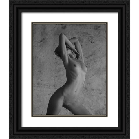 Untitled Black Ornate Wood Framed Art Print with Double Matting by Pereverzov, Alexander