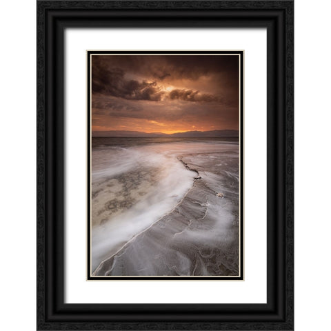 Salt Shelf Black Ornate Wood Framed Art Print with Double Matting by Ehrlich, Amir