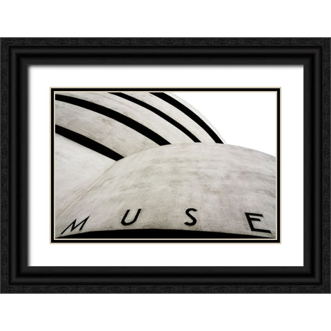 Muse_um Black Ornate Wood Framed Art Print with Double Matting by Bertazzi, Flavio