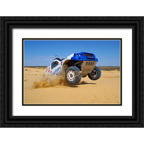 KING OF DESERT Black Ornate Wood Framed Art Print with Double Matting by Alaberdov, Arsen