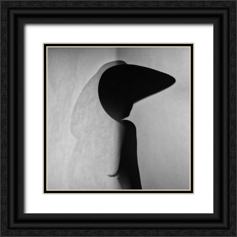 Chinese paper theater Black Ornate Wood Framed Art Print with Double Matting by Patrascan, Gabriela