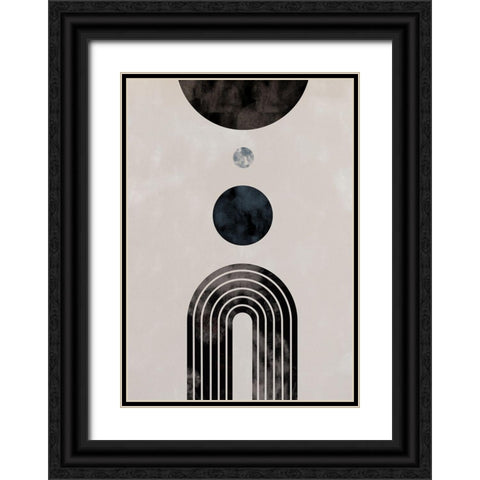 Arch_row_001 Black Ornate Wood Framed Art Print with Double Matting by 1x Studio II