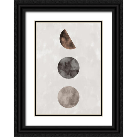 geo_3 amigos_002_brown Black Ornate Wood Framed Art Print with Double Matting by 1x Studio II