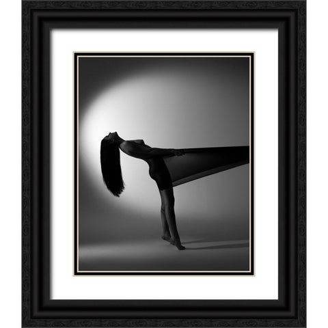 Untitled Black Ornate Wood Framed Art Print with Double Matting by Trishchenkov, Mikhail