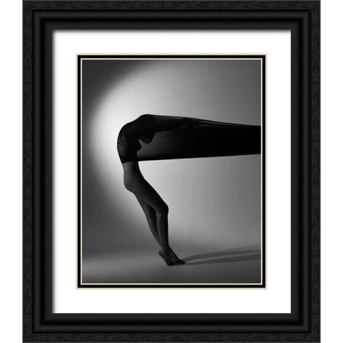 Untitled Black Ornate Wood Framed Art Print with Double Matting by Trishchenkov, Mikhail