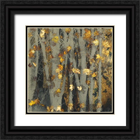 Gold leaf Black Ornate Wood Framed Art Print with Double Matting by Talen, Nel