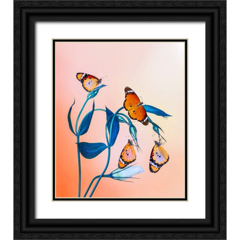 Family Black Ornate Wood Framed Art Print with Double Matting by ozturk, Mustafa