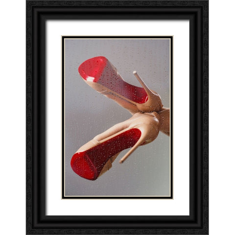 PASSION II Black Ornate Wood Framed Art Print with Double Matting by Schottstaedt, Erik