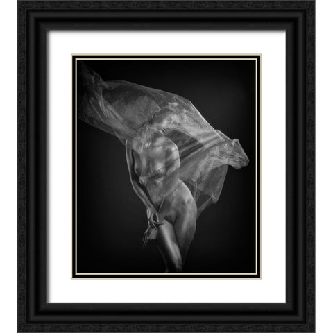 Endless Dream Black Ornate Wood Framed Art Print with Double Matting by Yang, James