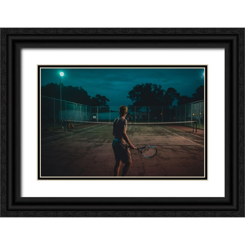 Untitled Black Ornate Wood Framed Art Print with Double Matting by Viola, Vincenzo