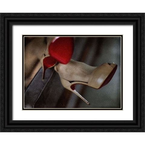 25 HOURS Black Ornate Wood Framed Art Print with Double Matting by Schottstaedt, Erik