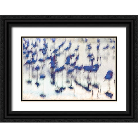 Sensory impressions Black Ornate Wood Framed Art Print with Double Matting by Benezech, Martine