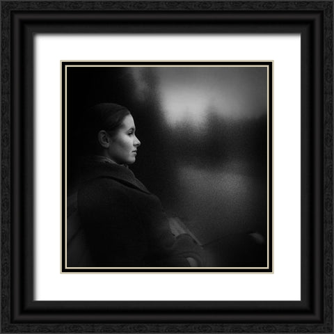 Autumn Portrait Black Ornate Wood Framed Art Print with Double Matting by Novichikhin, Evgenii