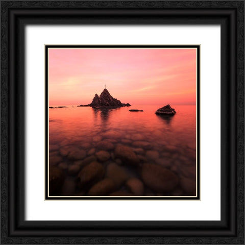 Glorious a Peaceful Black Ornate Wood Framed Art Print with Double Matting by Giudici, Paolo