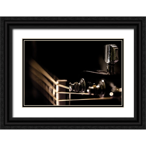 Vibrations Black Ornate Wood Framed Art Print with Double Matting by Bertazzi, Flavio