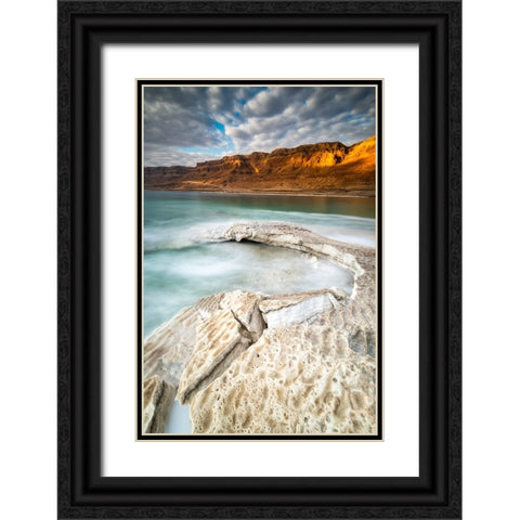 Broken Bay Black Ornate Wood Framed Art Print with Double Matting by Ehrlich, Amir