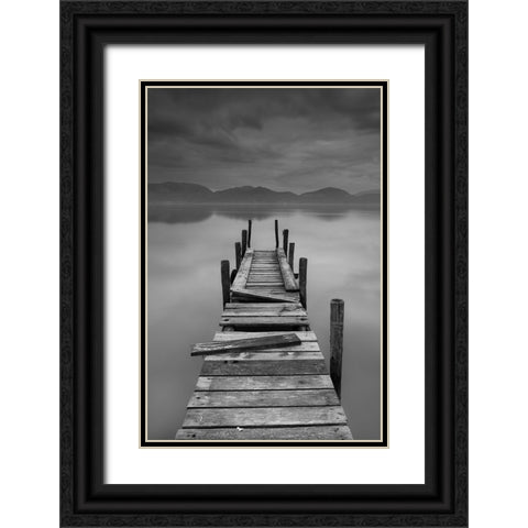 Inner peace Black Ornate Wood Framed Art Print with Double Matting by Lavezzo, Luca