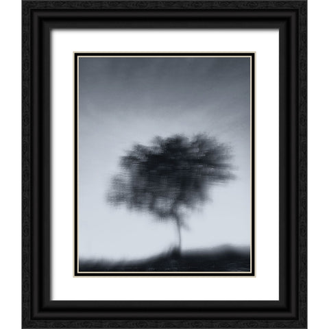 Illusion Black Ornate Wood Framed Art Print with Double Matting by Oberai, Jassi