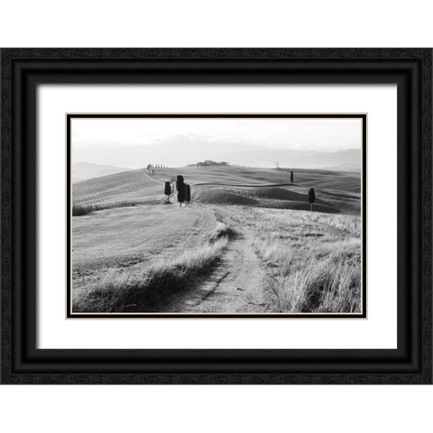 sweet waves Black Ornate Wood Framed Art Print with Double Matting by Castoldi, Stefano