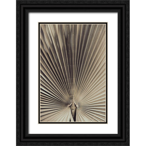 Palmblad_001 Black Ornate Wood Framed Art Print with Double Matting by 1x Studio III