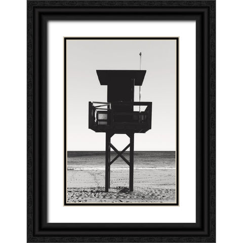 Beach_008 Black Ornate Wood Framed Art Print with Double Matting by 1x Studio III