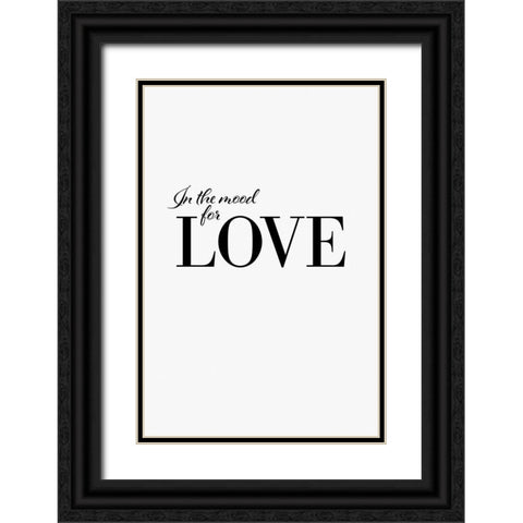 In the mood for love Black Ornate Wood Framed Art Print with Double Matting by 1x Studio II